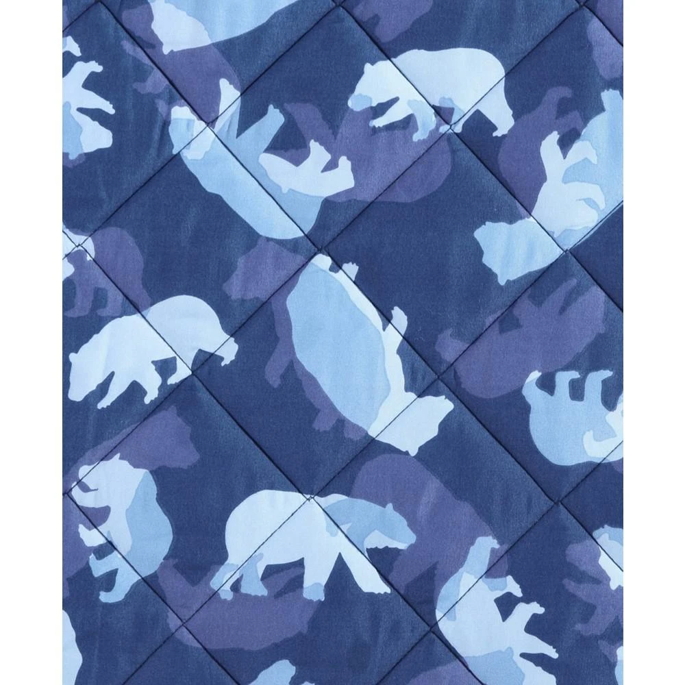 CLOSEOUT! Camp Camo Bear Reversible 3 Piece Quilt Set, Full/Queen 商品