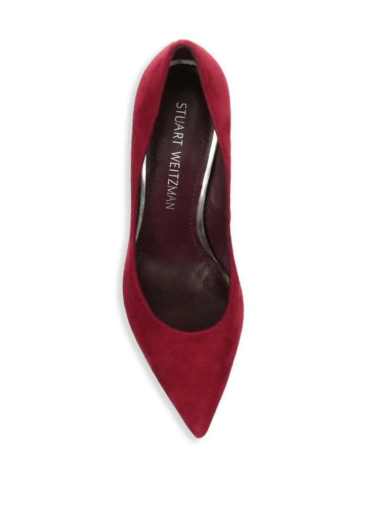 商品Stuart Weitzman|Stuart Weitzman - Curvia Suede Pumps,价格¥1154,第4张图片详细描述