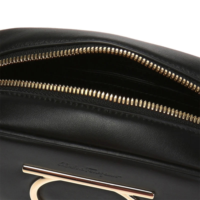 Salvatore Ferragamo 菲拉格慕 女士黑色徽标腰包 21-H005-699083 商品
