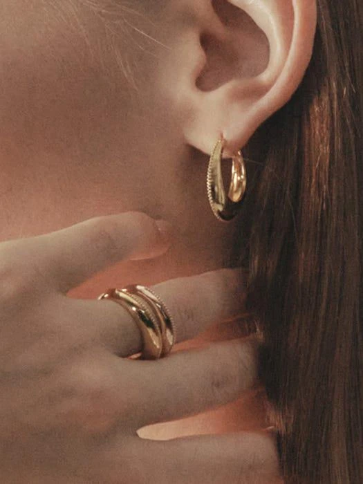 商品hyeres-lor|Champagne Moon 14K Ring M HL2R17236Y4,价格¥3727,第2张图片详细描述