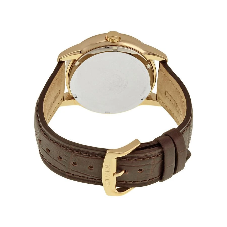 商品Citizen|Dress Eco-Drive Black Dial Brown Leather Men's Watch BU2013-08E,价格¥1623,第3张图片详细描述