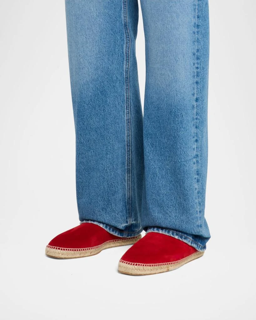 商品Lanvin|Men's Suede Espadrille Slides,价格¥4999,第2张图片详细描述