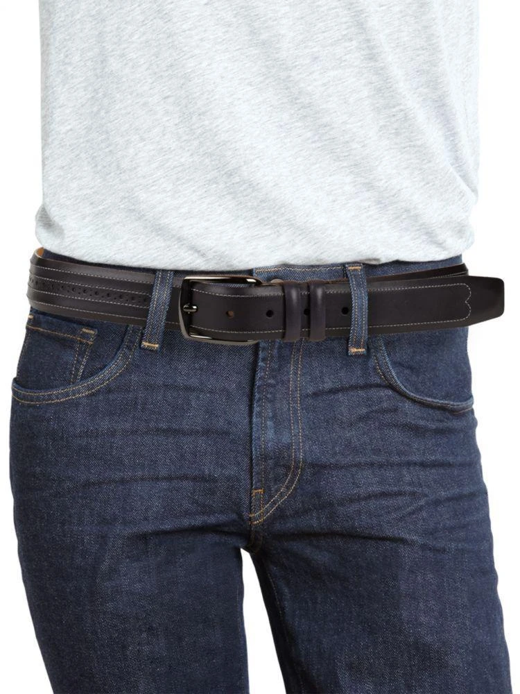 商品Mezlan|Mezlan Sicalf Leather Belt,价格¥160,第3张图片详细描述