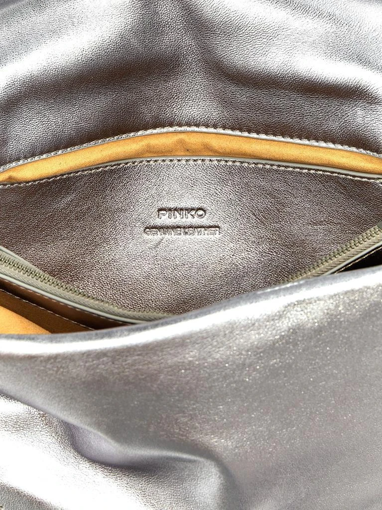 商品PINKO|Love Click Puff Classic Crossbody Bags Silver,价格¥2313,第4张图片详细描述