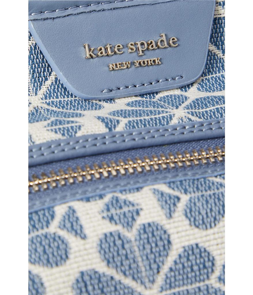 商品Kate Spade|Spade Flower Jacquard Stripe Market Medium Tote,价格¥1320,第5张图片详细描述