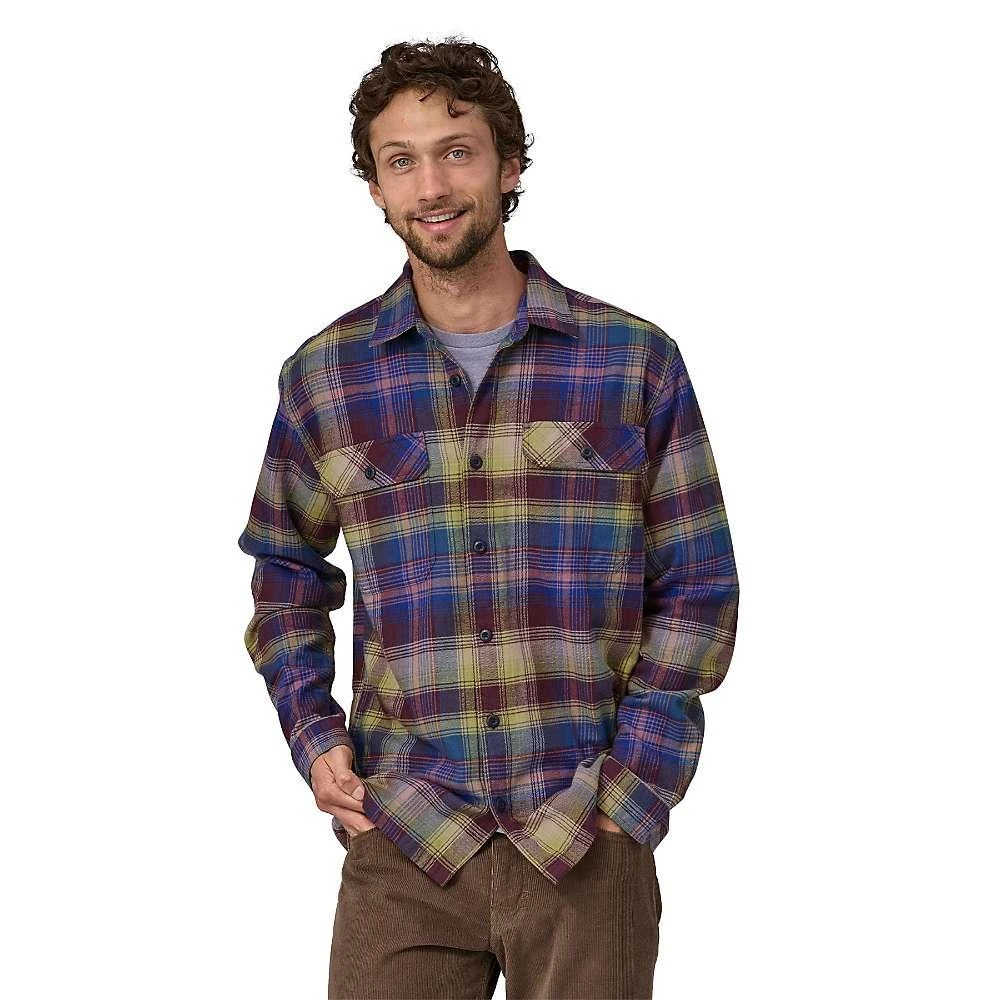 商品Patagonia|Patagonia Men's Organic Cotton Midweight Fjord Flannel LS Shirt,价格¥489,第2张图片详细描述