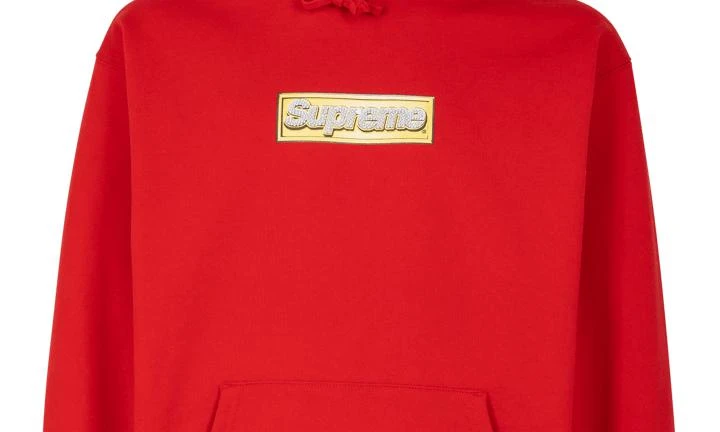 商品Supreme|Supreme Bling Box Logo Hoodie,价格¥2666-¥3251,第3张图片详细描述