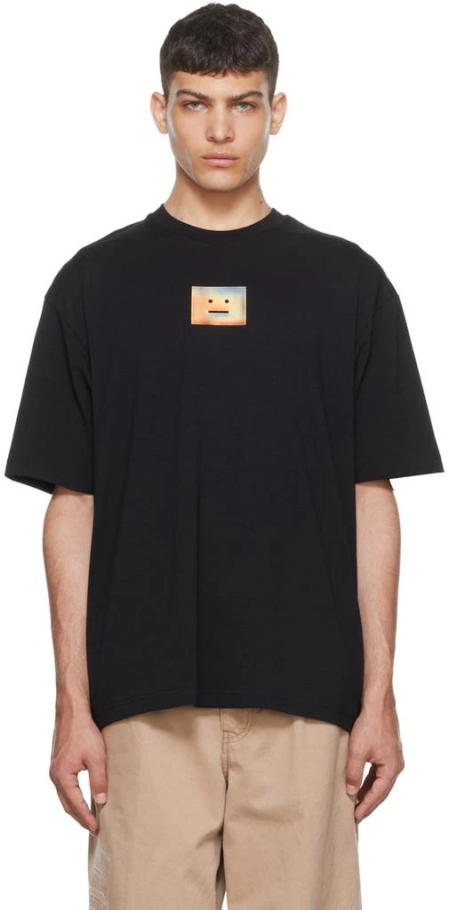 商品Acne Studios|Black Cotton T-Shirt,价格¥1097,第1张图片