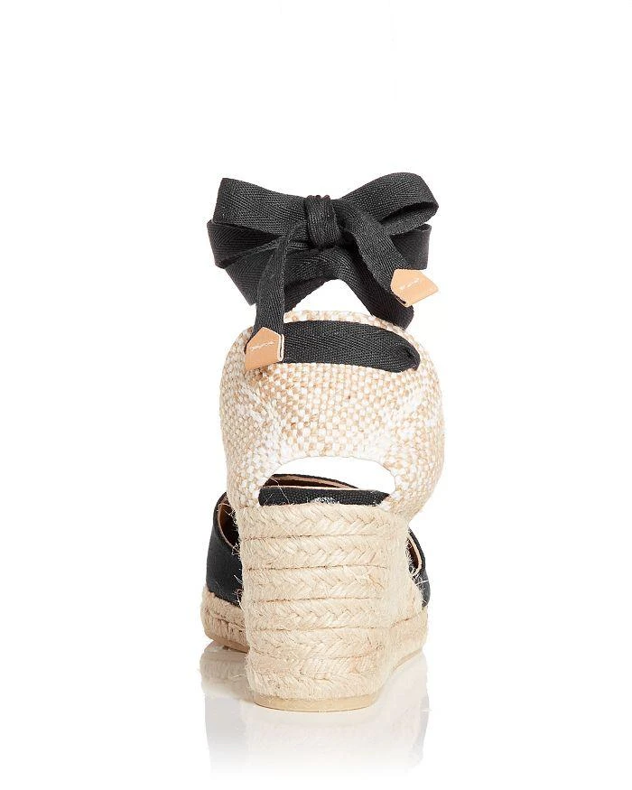 商品CASTAÑER|Women's Carina Ankle Tie Espadrille Wedge Sandals,价格¥1132,第4张图片详细描述