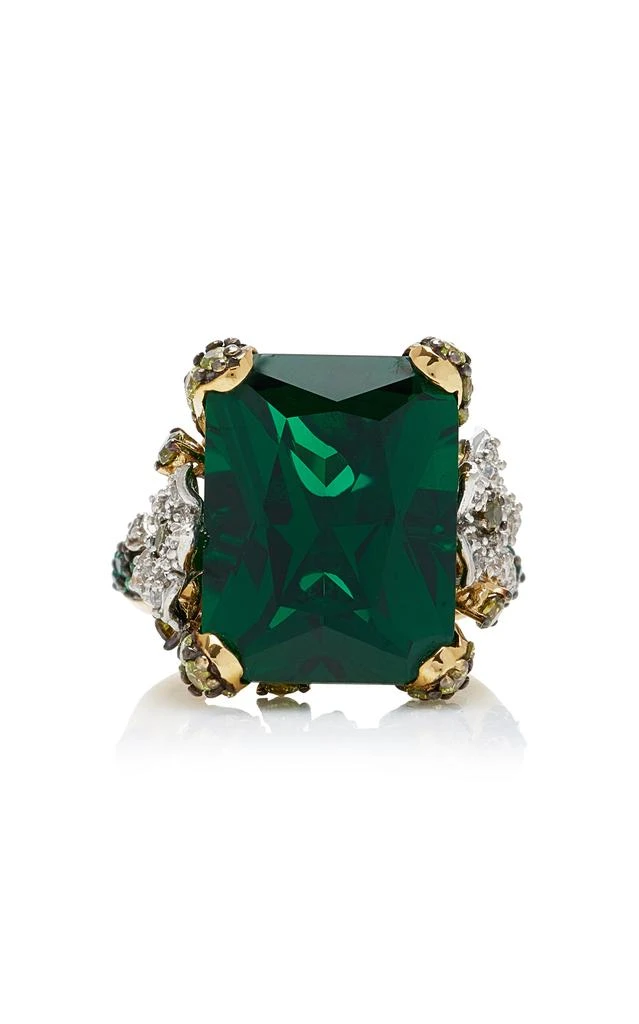 商品Anabela Chan|Anabela Chan - Cinderella 18K Yellow Gold Emerald Ring - Yellow - US 6 - Moda Operandi - Gifts For Her,价格¥18010,第1张图片