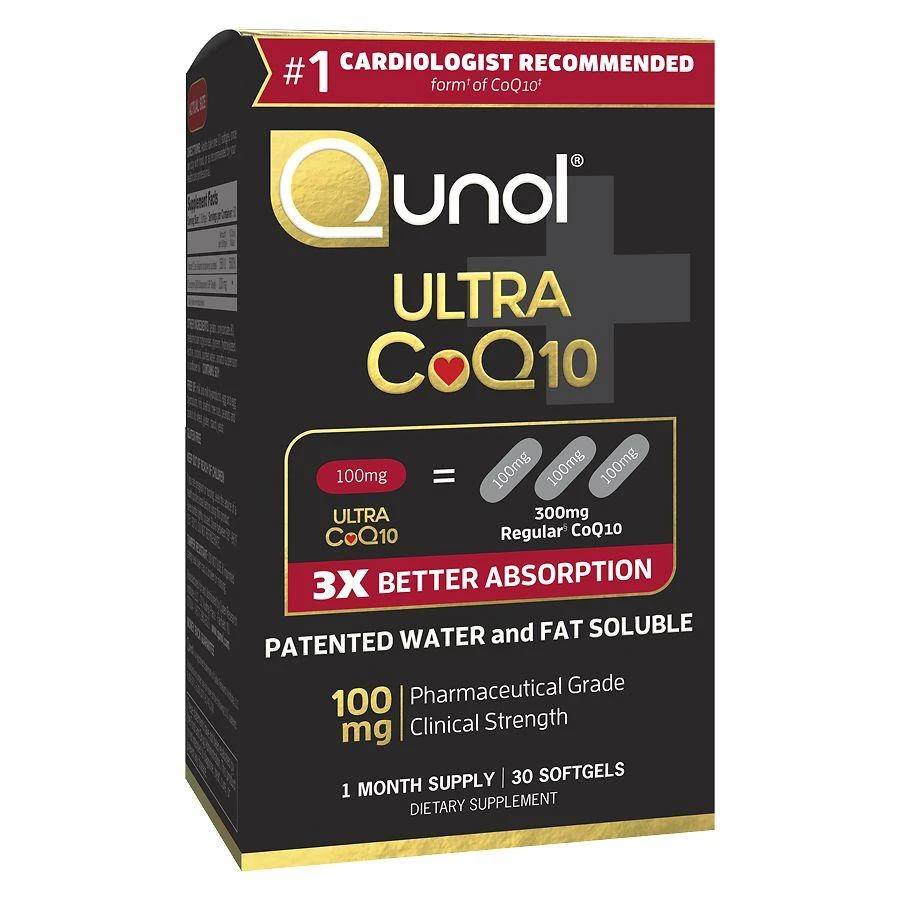 商品Qunol|Ultra 100 mg CoQ10 Dietary Supplement Softgels,价格¥242,第1张图片