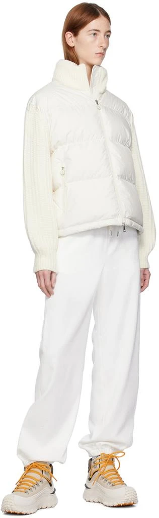 商品Moncler|White Drawstring Lounge Pants,价格¥5236,第4张图片详细描述