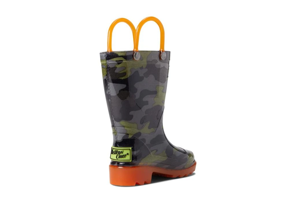 商品Western Chief|Olive Camo Lighted Rain Boot (Toddler/Little Kid),价格¥265,第5张图片详细描述