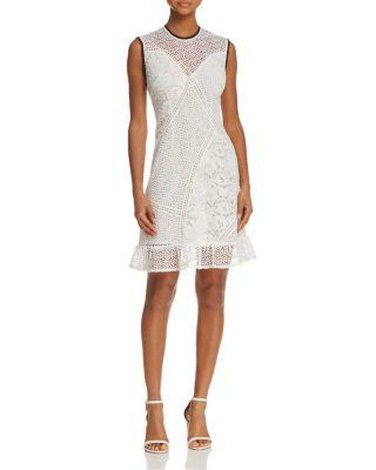 商品Whistles|Cassie Mixed-Lace Dress,价格¥1032,第1张图片