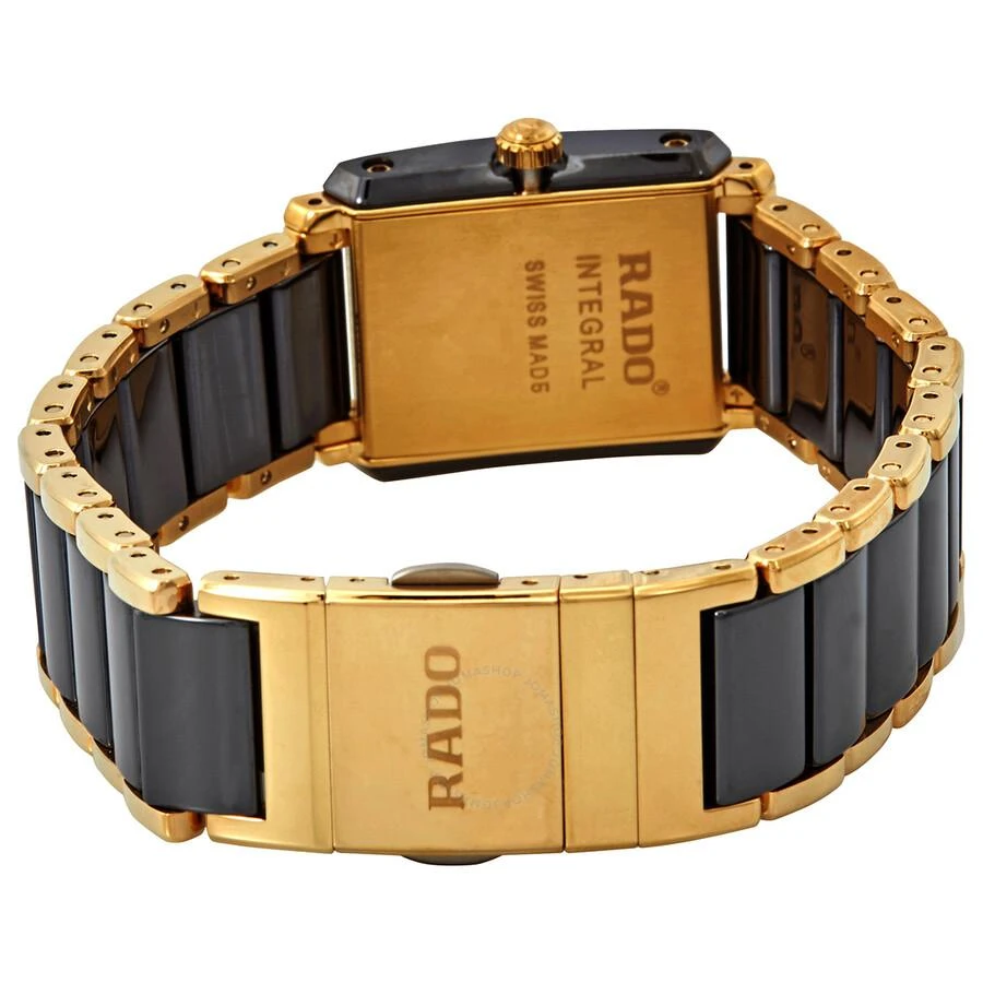 商品Rado|Integral Quartz Black Dial Two-tone Ladies Watch R20845162,价格¥10425,第3张图片详细描述