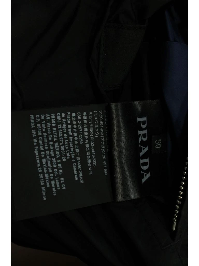 商品[二手商品] Prada|Prada Zip Up Hoodie Blouson Jacket In Black Nylon,价格¥5513,第2张图片详细描述