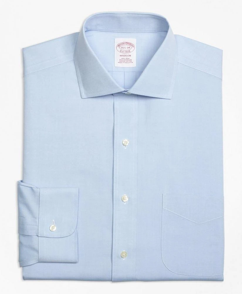 商品Brooks Brothers|Madison Relaxed-Fit Dress Shirt, Non-Iron Spread Collar,价格¥319,第4张图片详细描述