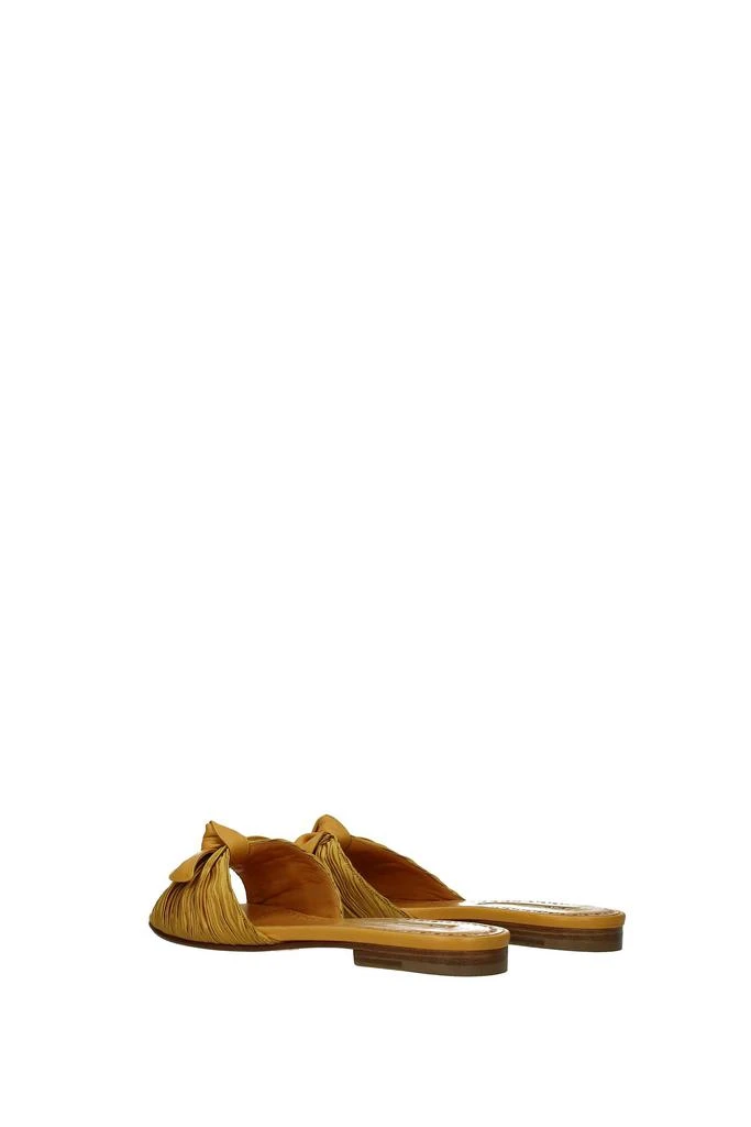 商品Manolo Blahnik|Slippers and clogs notamu Leather Gold Gold,价格¥2421,第4张图片详细描述