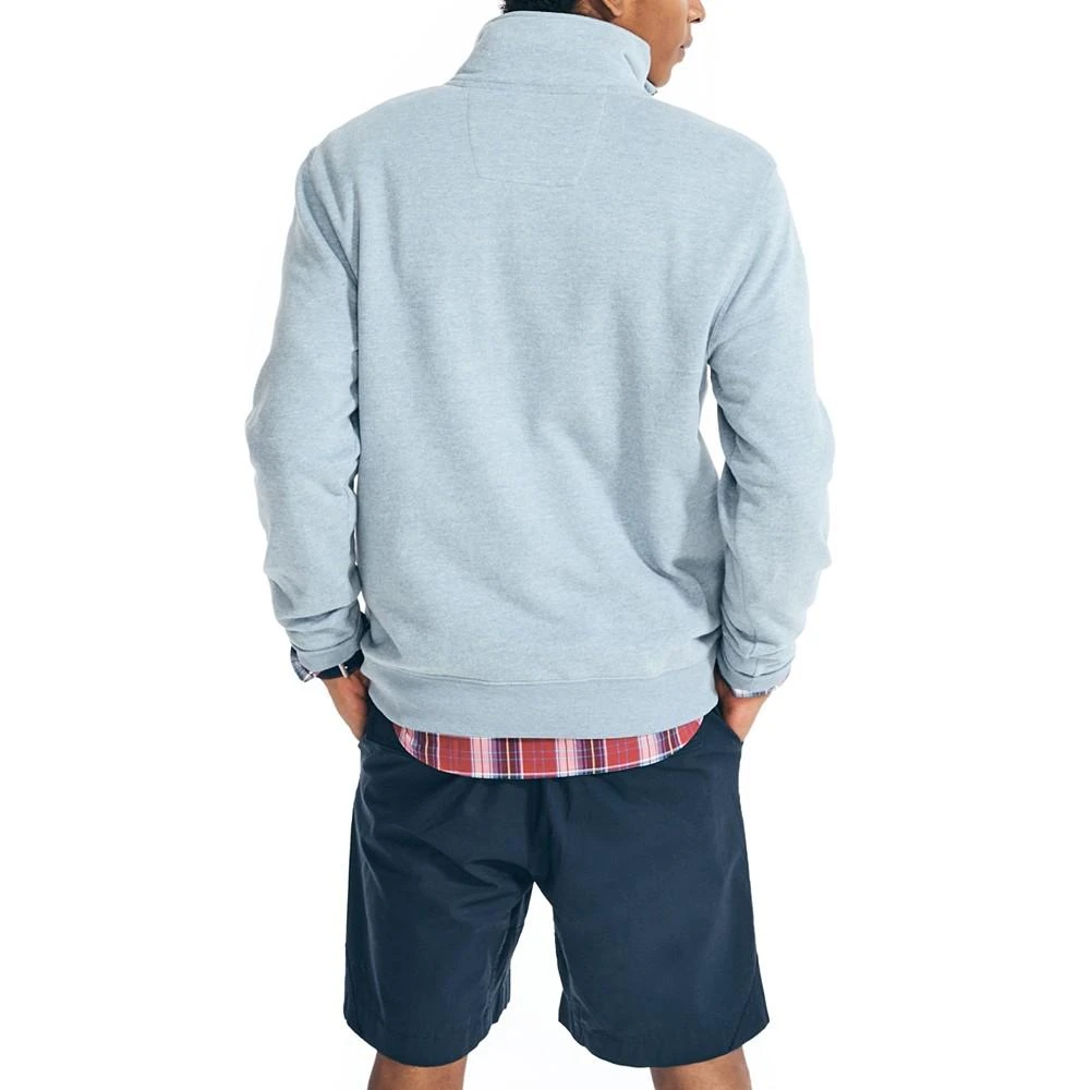商品Nautica|Men's J-Class Classic-Fit Quarter Zip Fleece Sweatshirt,价格¥378,第2张图片详细描述