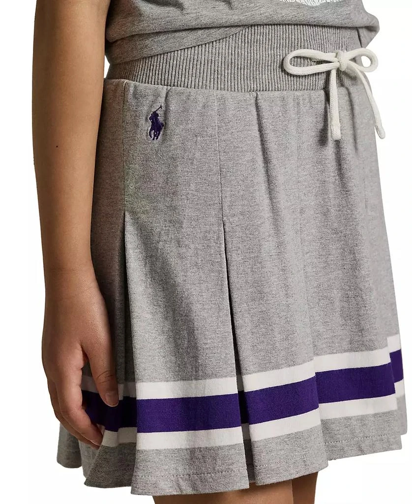 商品Ralph Lauren|Big Girls Striped Pleated Cotton Jersey Skort,价格¥309,第4张图片详细描述