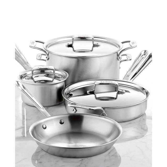 商品All-Clad|d5 Stainless Brushed 7-Piece Cookware Set - Exclusive,价格¥5233,第5张图片详细描述