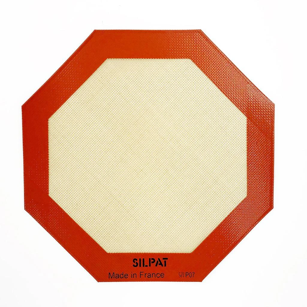 商品Silpat|Silpat Non-Stick Silicone Microwave Baking Mat, 10.25-Inch, Octagon,价格¥142,第1张图片