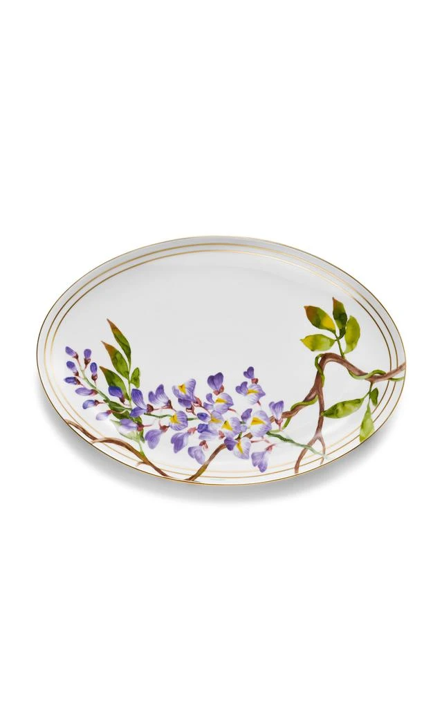 商品Tiffany & Co.|Tiffany & Co. - Wisteria Porcelain Serving Platter - Multi - Moda Operandi,价格¥5868,第1张图片