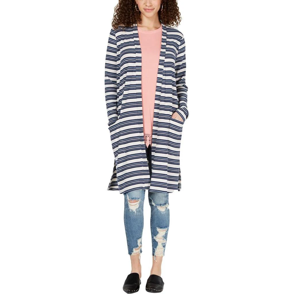 商品Hippie Rose|Hippie Rose Womens Juniors Duster Striped Cardigan Sweater,价格¥31,第1张图片