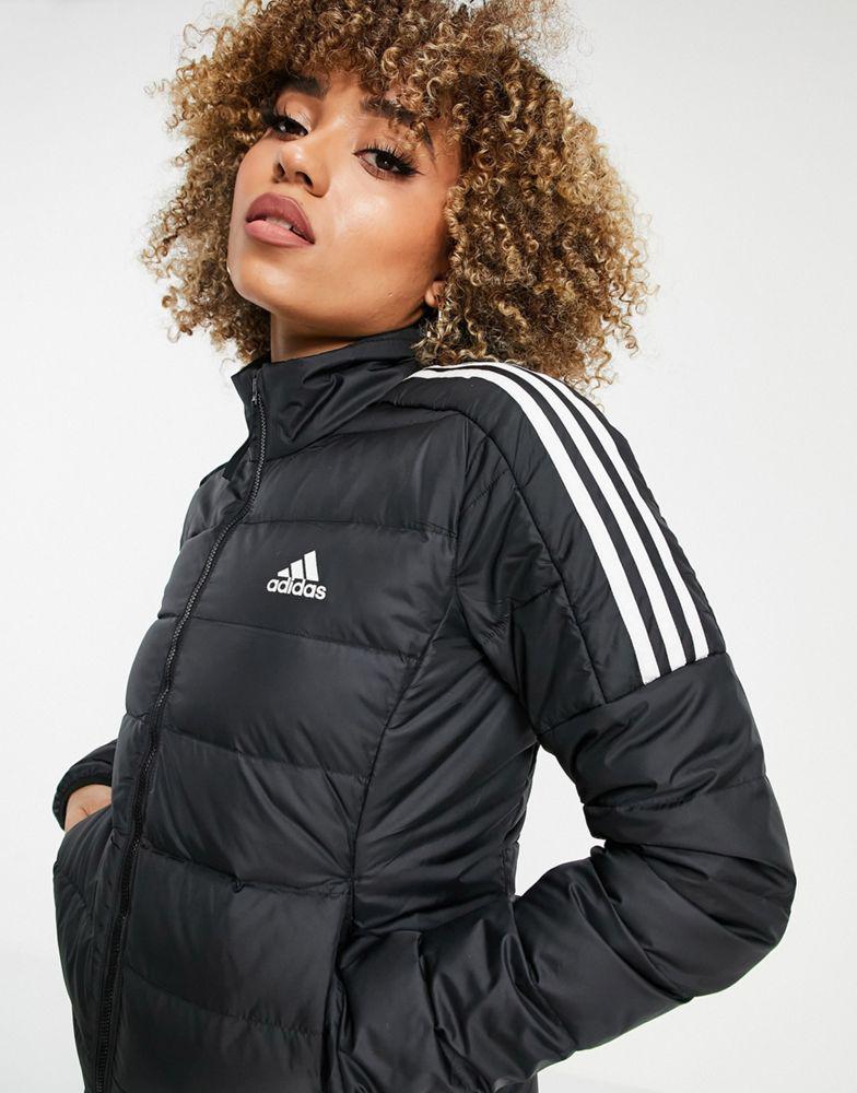 adidas outdoor Essential down puffer jacket in black商品第1张图片规格展示