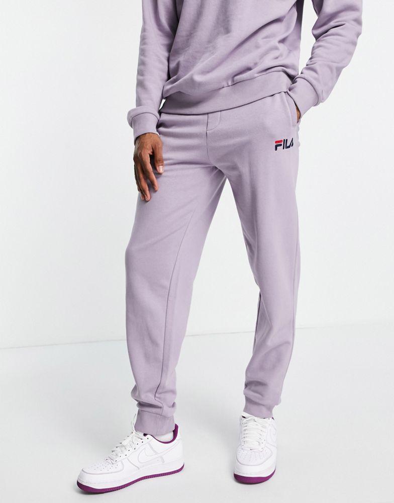 Fila joggers with logo in purple商品第2张图片规格展示