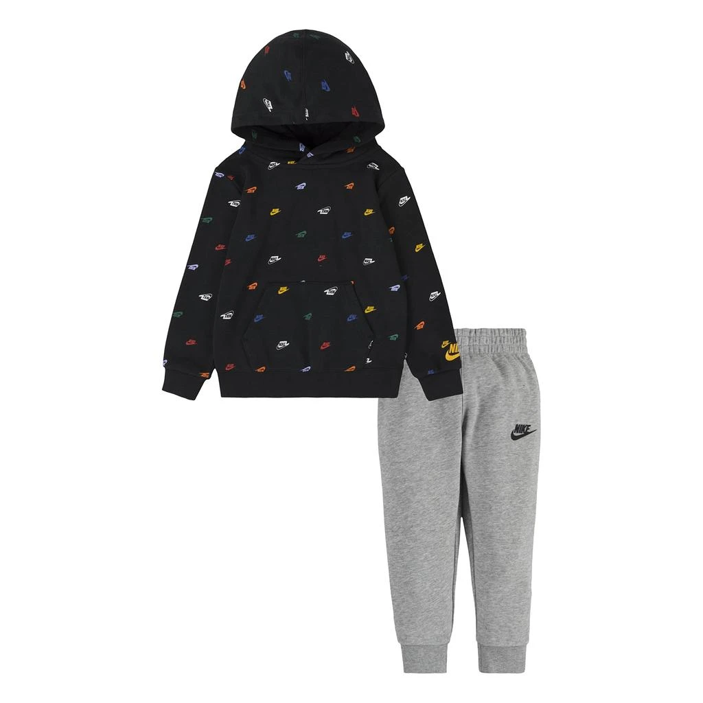 商品NIKE|NSW Club SSNL All Over Print Set (Toddler),价格¥235,第1张图片