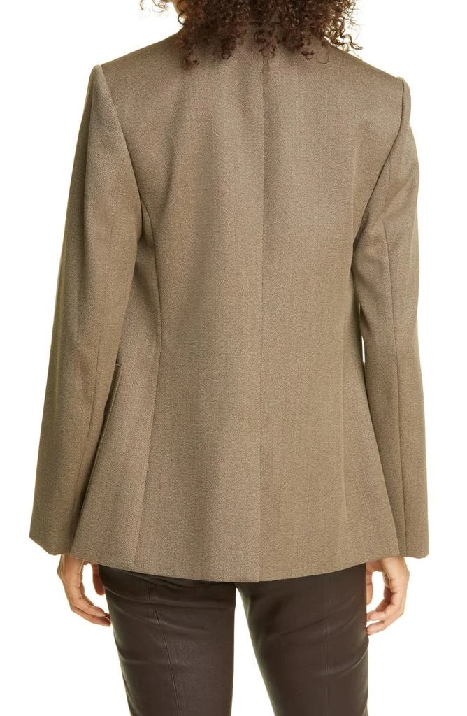 商品Vince|Double Breasted Tailored Wool Blend Twill Blazer,价格¥2043,第2张图片详细描述
