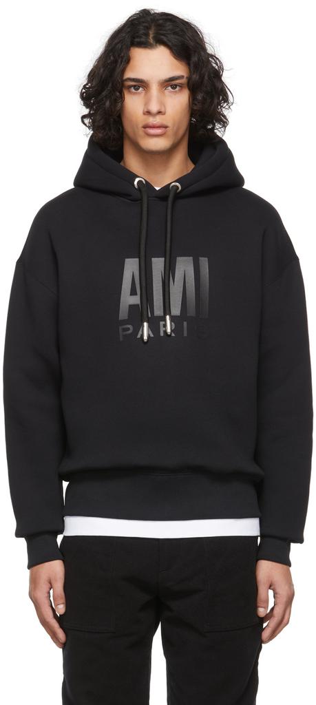 Black Paris Hoodie商品第1张图片规格展示