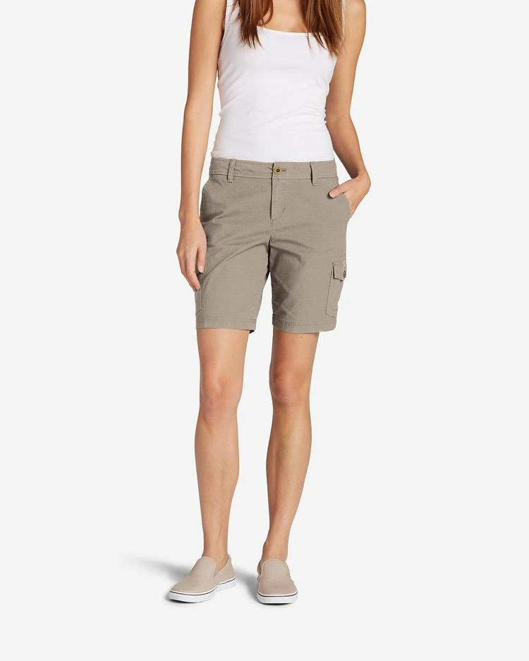 商品Eddie Bauer|女士Women's Adventurer Ripstop Cargo Shorts,价格¥261-¥372,第1张图片