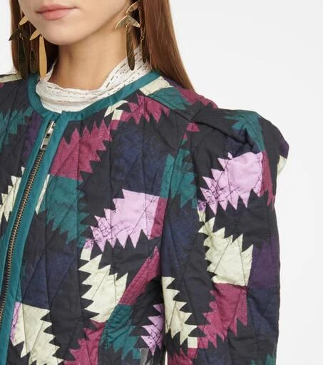 商品Isabel Marant|Hafileal printed cotton jacket,价格¥2884,第4张图片详细描述