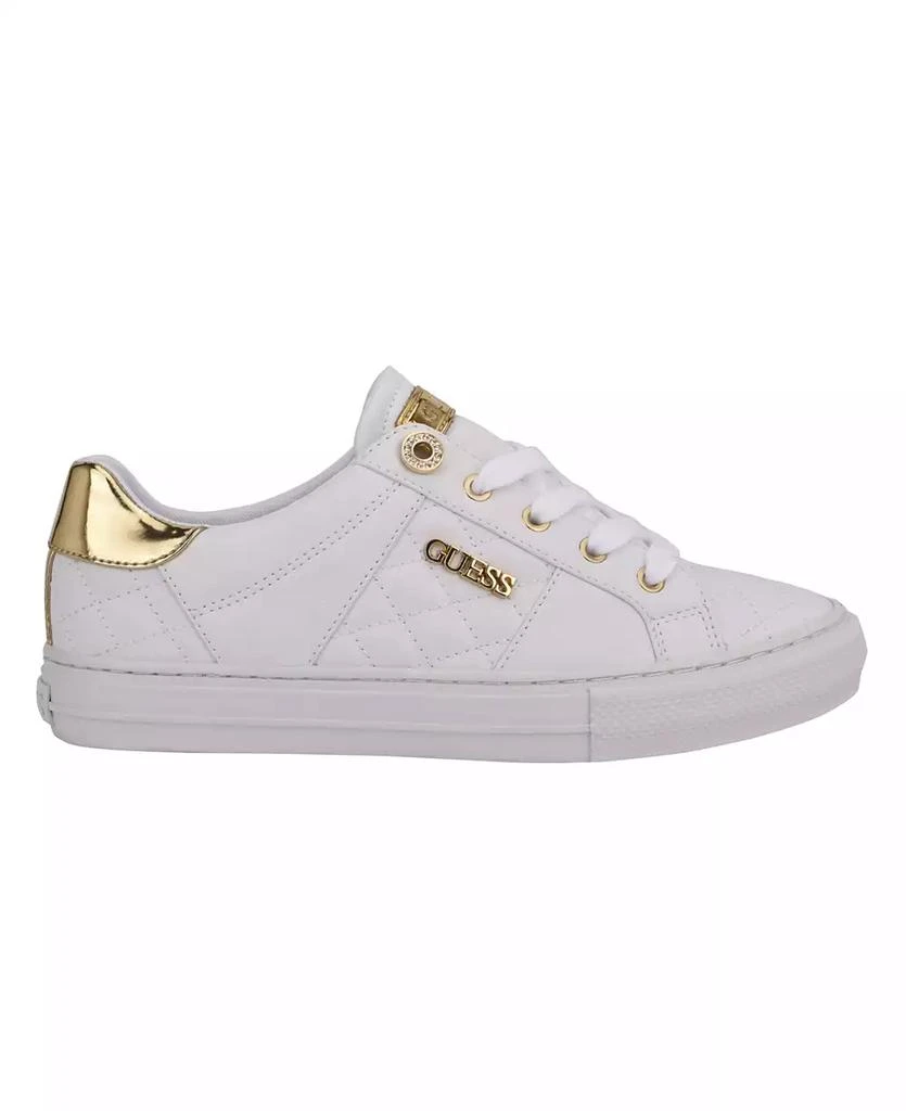 商品GUESS|Women's Loven Lace-Up Sneakers,价格¥224,第5张图片详细描述