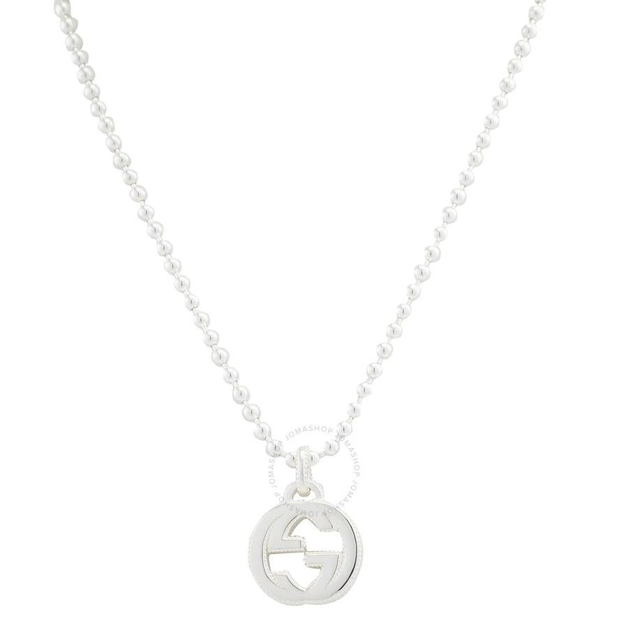 商品Gucci|Interlocking G necklace in silver,价格¥1778,第1张图片