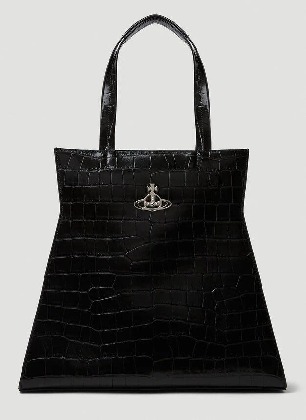 商品Vivienne Westwood|Monaco Tote Bag in Black,价格¥2778,第1张图片