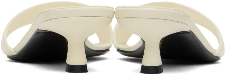 商品Loulou Studio|Off-White Atrium Heeled Sandals,价格¥1896,第2张图片详细描述