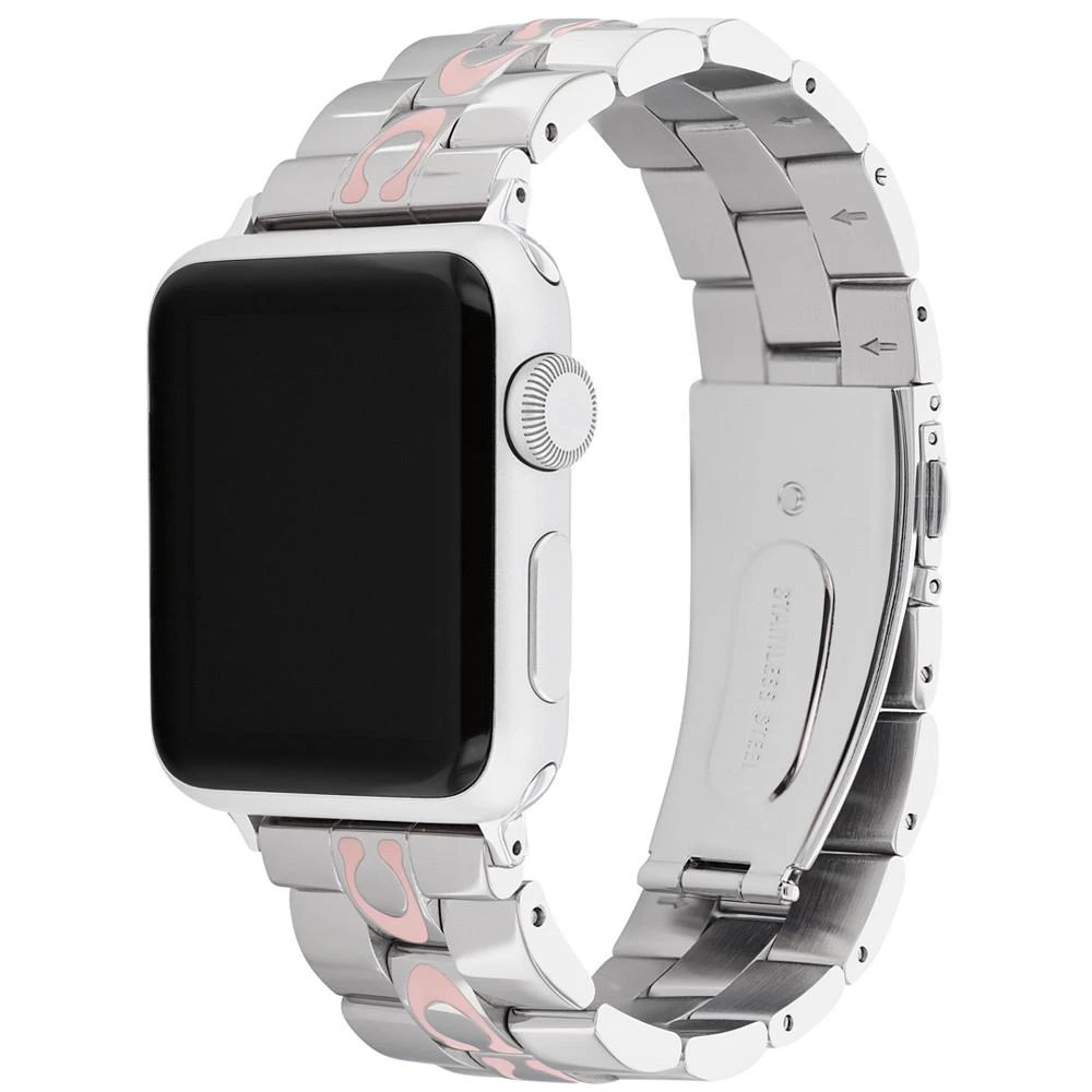 商品Coach|Stainless Steel Bracelet Apple Watch® Bracelet 38mm/40mm,价格¥935,第2张图片详细描述