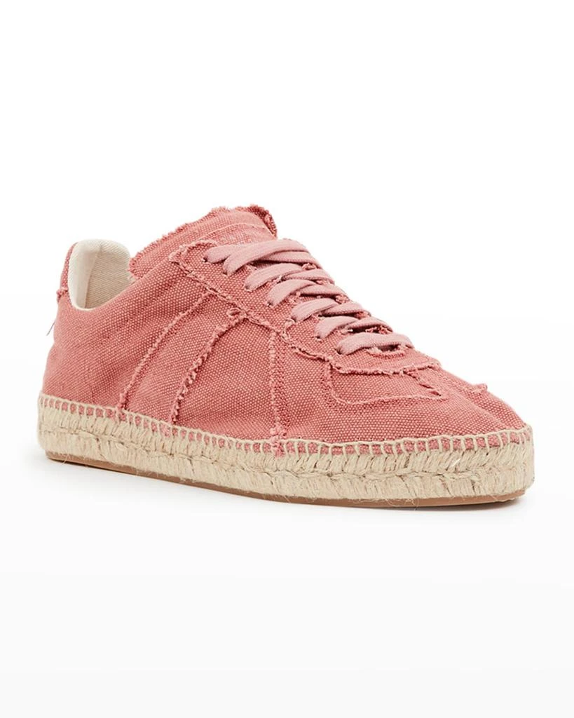 商品MAISON MARGIELA|Frayed Denim Low-Top Espadrille Sneakers,价格¥1390,第2张图片详细描述