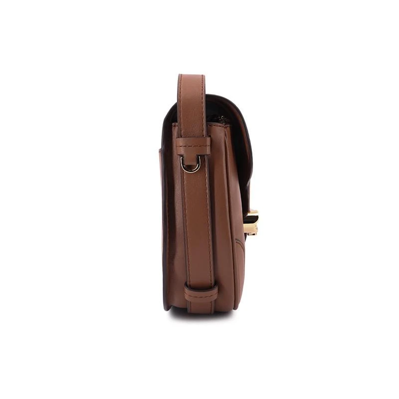 MK 女包 迈克·科尔斯 MICHAEL KORS 专柜款HALLY系列棕色小号单肩包 30F1G2HM6L LUGGAGE 商品