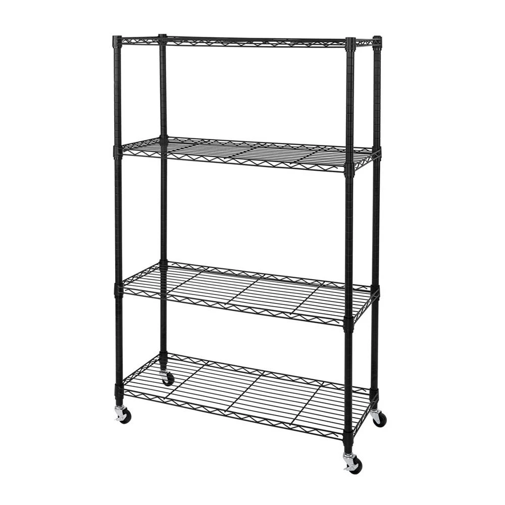 商品Seville Classics|UltraDurable 4-Tier NSF Steel Wire Shelving System,价格¥860,第1张图片