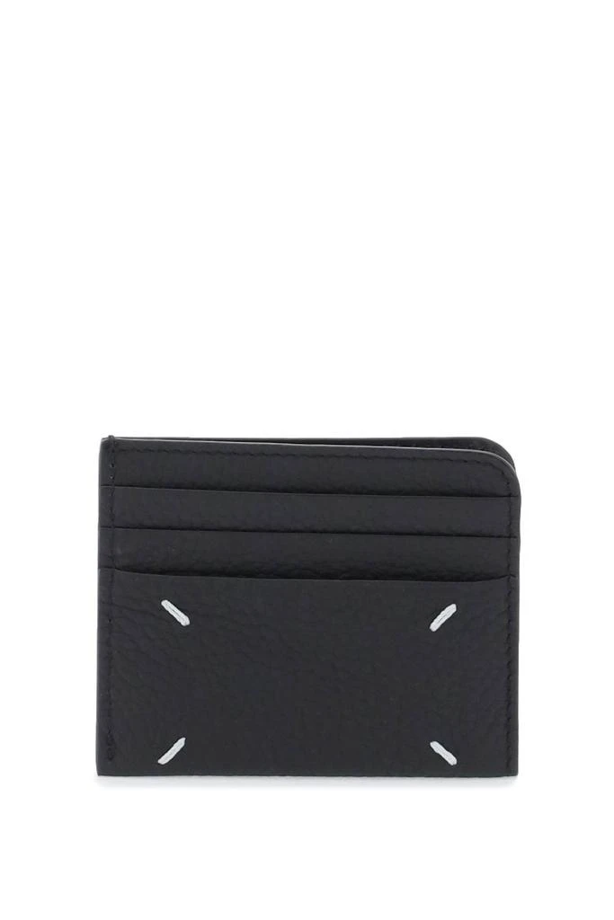 商品MAISON MARGIELA| BLACK LEATHER CARD HOLDER,价格¥1821,第1张图片