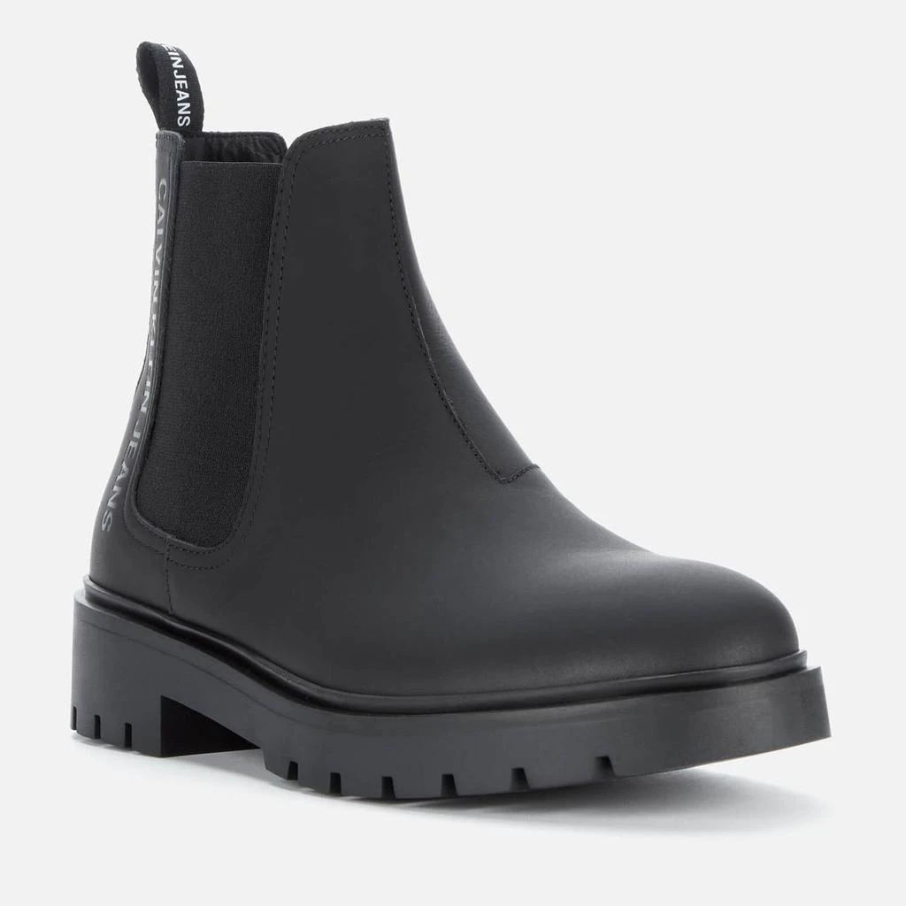 商品Calvin Klein|Calvin Klein Jeans Men's Combat Mid Chelsea Boots - Black,价格¥671,第3张图片详细描述