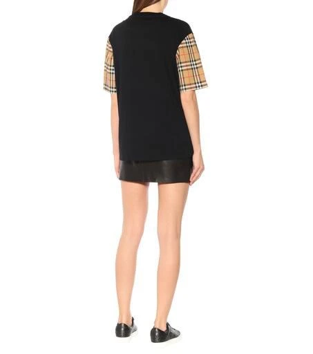 商品Burberry|Vintage Check cotton T-shirt,价格¥2779,第3张图片详细描述