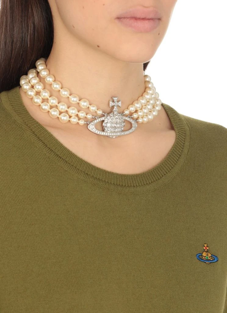 商品Vivienne Westwood|Silver Orb Necklace,价格¥3814,第5张图片详细描述