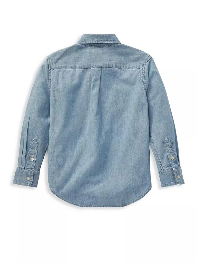 商品Ralph Lauren|Little Boy's & Boy's Chambray Shirt,价格¥310,第3张图片详细描述