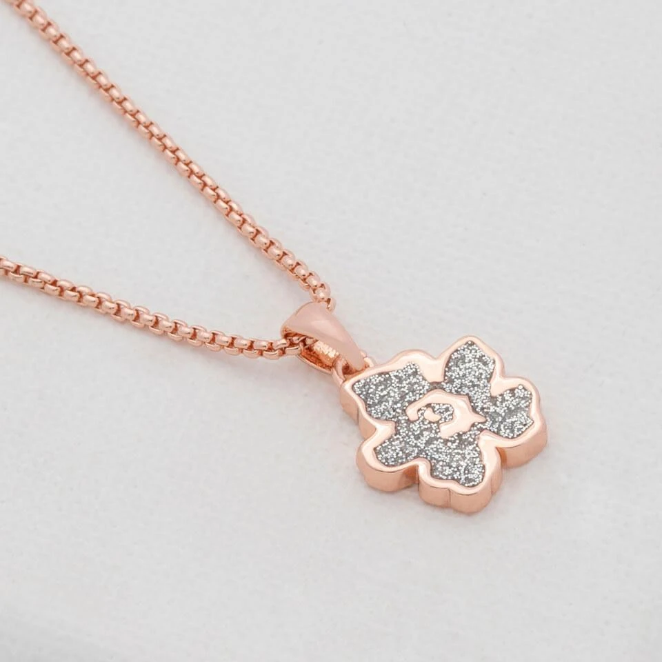 商品Ted Baker London|Ted Baker Lilea Rose Gold-Tone and Glittered Enamel Necklace,价格¥163,第5张图片详细描述