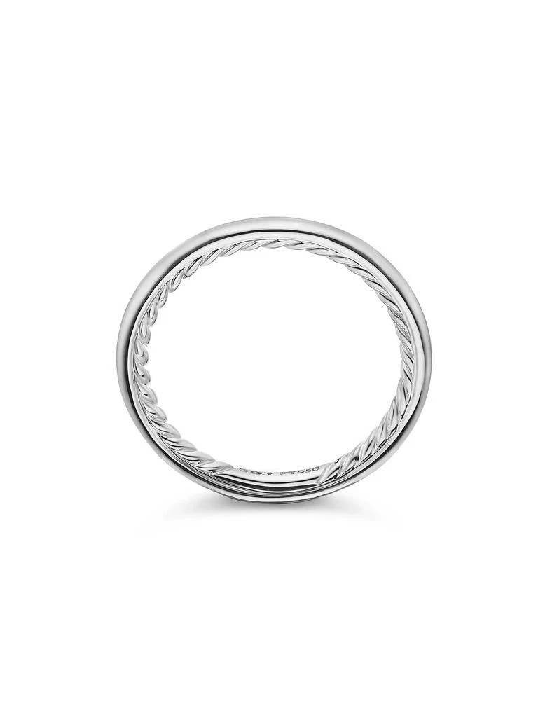 商品David Yurman|DY Eden Band Ring in Platinum, 2MM,价格¥7119,第4张图片详细描述